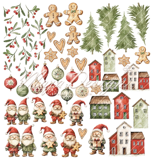 Maja Design Papierpack Christmas Wish Collection 12x12" PRE-ORDER Lieferbar ab 31.10.2025