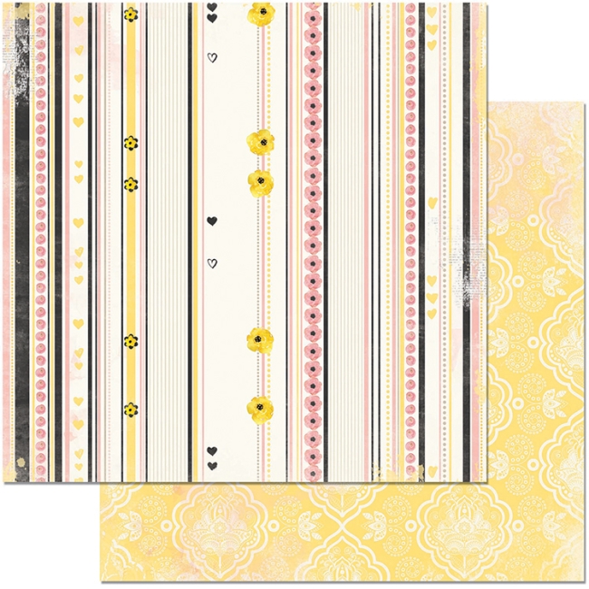 GRATIS! BoBunny Papier Petal Lane Fanciful 12x12"