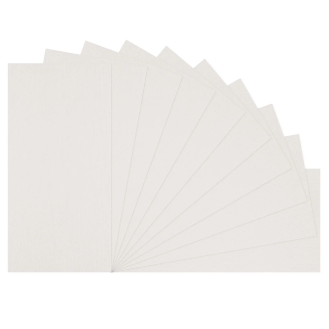 Vaessen Creative Florence Leinenkarton Off-White 27.0x13.5cm