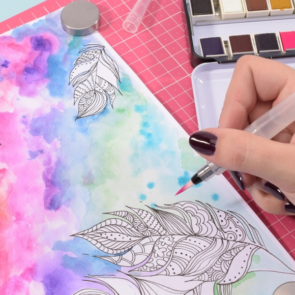 Vaessen Creative Florence Aquarellpapier Smooth Watercolor paper A4
