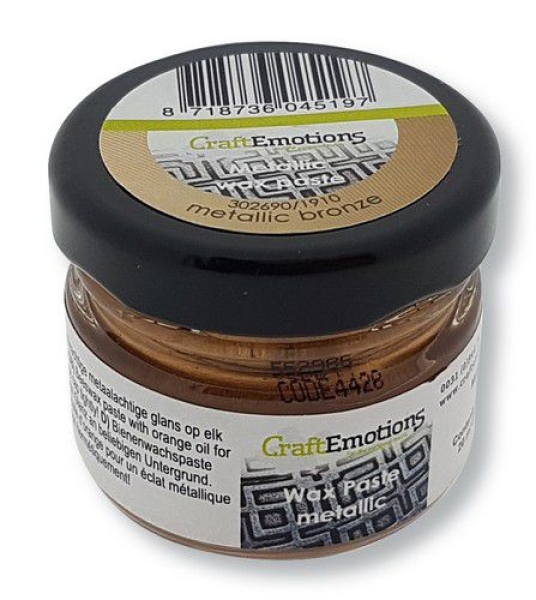 CraftEmotions Wax Paste bronze 20ml