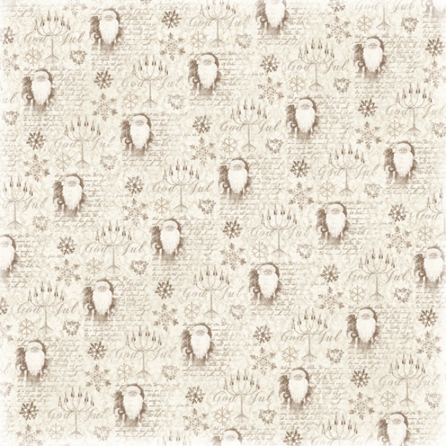 Maja Design Papier Gammaldags Jul Hos Mormor 12x12"