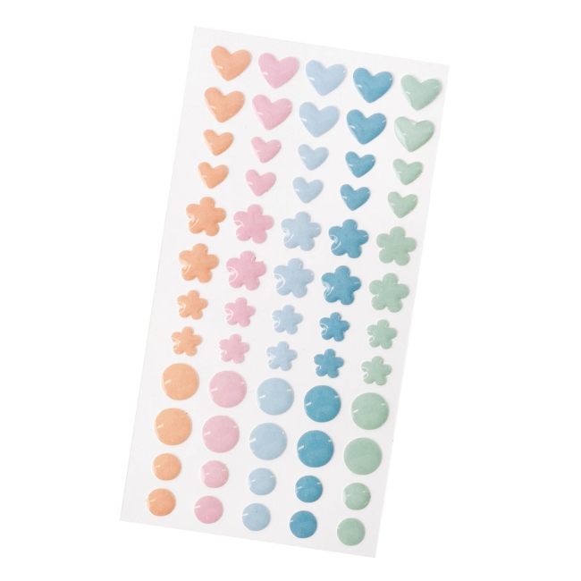 American Crafts Enamel Dots Gingham Garden