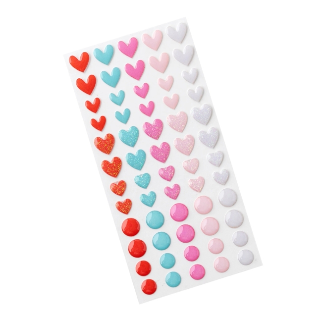 American Crafts Enamel Stickers Cutie Pie