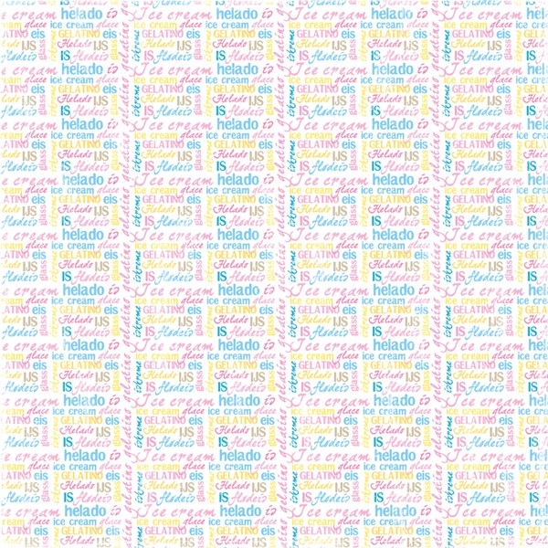 Maja Design Papier Sommartider Massor Med Glass 12x12"