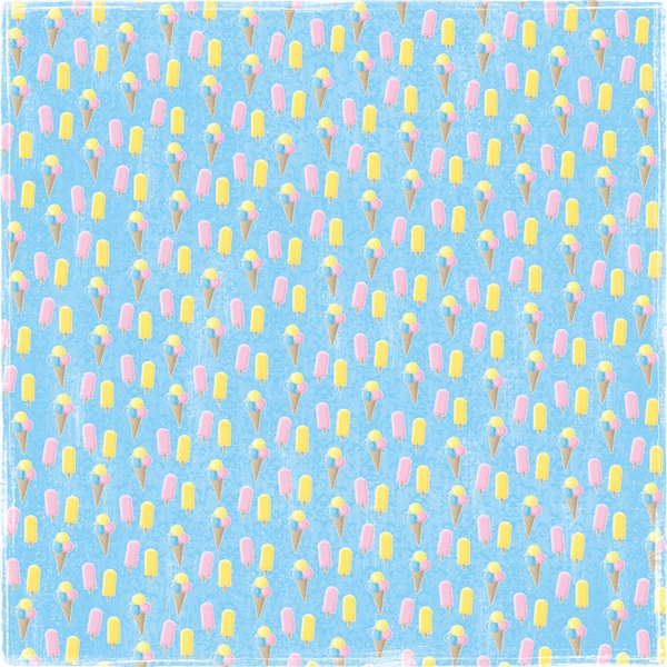 Maja Design Papier Sommartider Massor Med Glass 12x12"