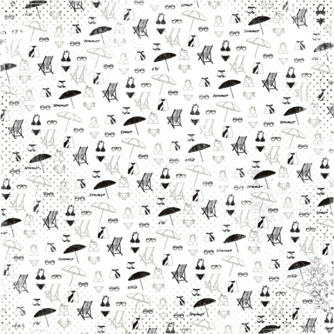 Maja Design Papier Sommartider Strandmode 12x12"