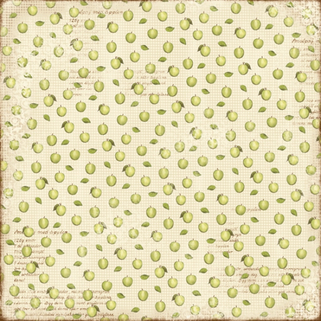 Maja Design Papier Ska vi ta en Fika Smulpaj m Applen 12x12"