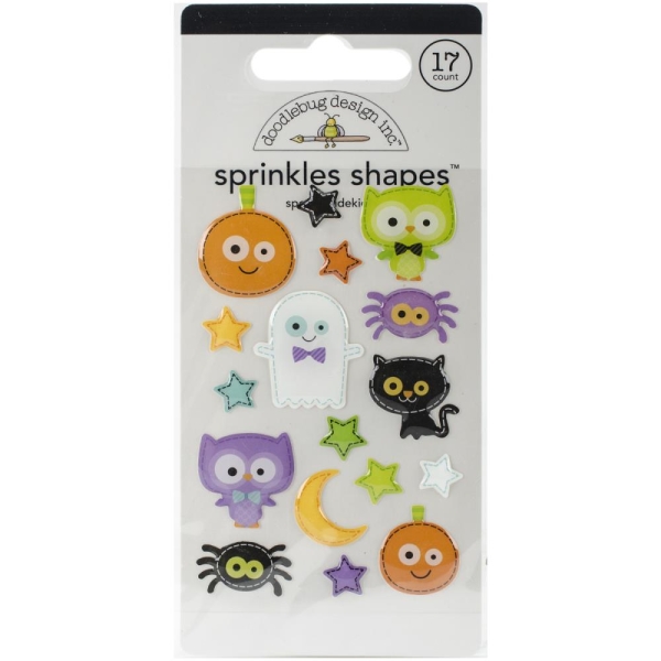 GRATIS! Doodlebug Design - Adhesive October 31st Spooky Sidekicks Sprinkles Shapes