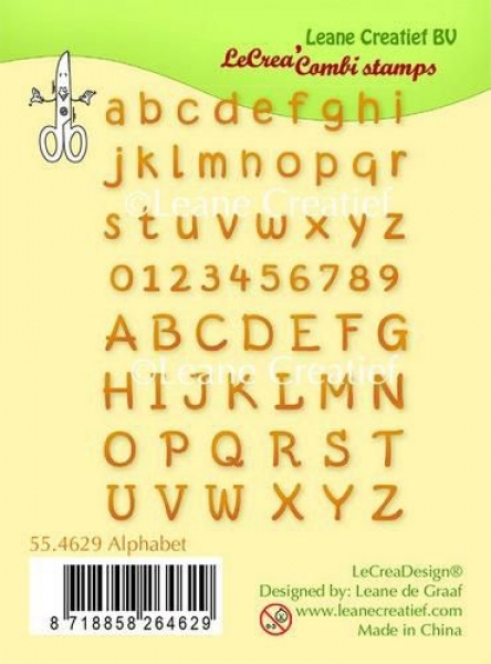 Papercrafts Leane Creatief Clearstempelset Alphabet Und Nummern