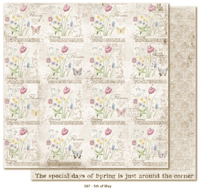 Maja Design Papier Vintage Spring Basics 5th of May 12x12"