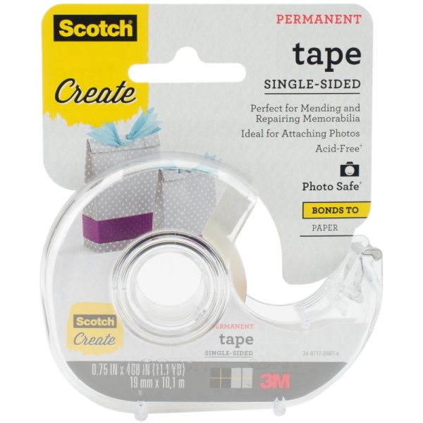 Scotch Klebeband einseitig Single-Sided Tape Permanent