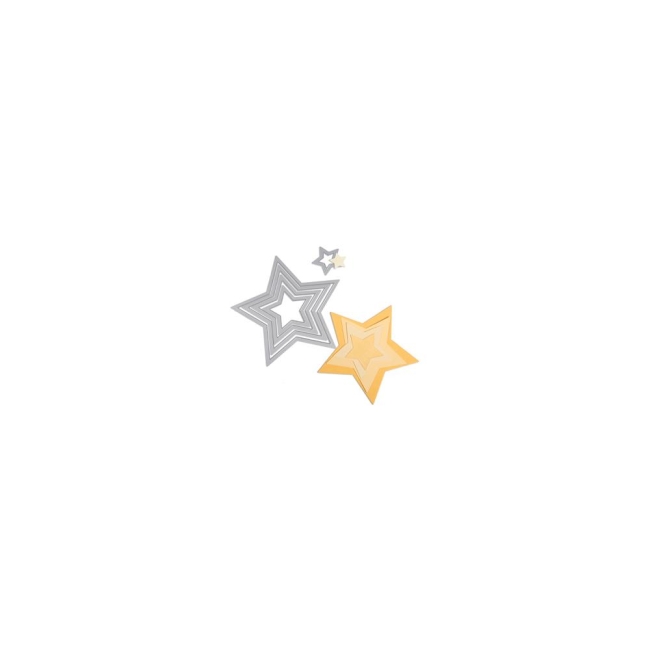 Sizzix Framelits Stanzschablonen Sterne Stars Dies 5 Stück