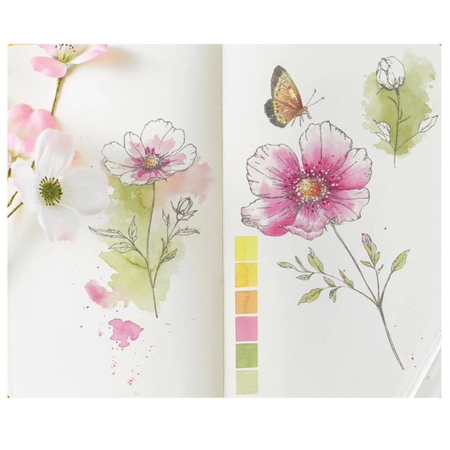 Sizzix Clear Stamps Willow Wolfe Cosmo and Butterflies PRE-ORDER Lieferbar ab 29.04.2026