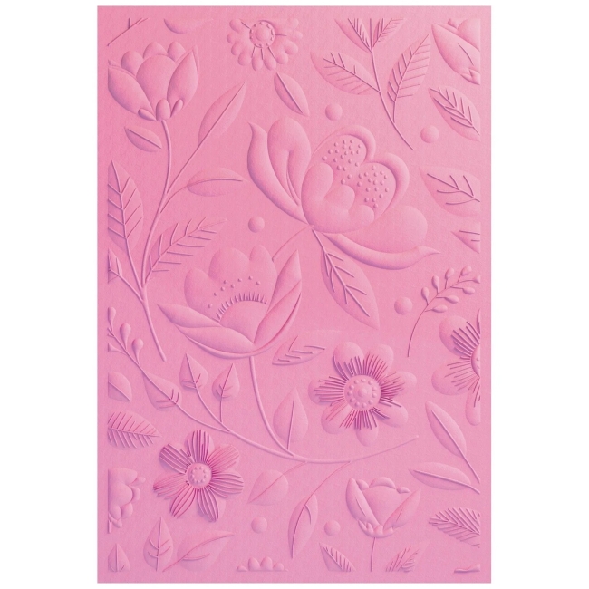 Sizzix 3D Prägeschablone Fröhlicher Garten Happy Garden Catherine Pooler Designs 16.5 x 11.4x 0.64 cm