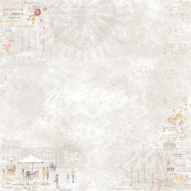 Maja Design Papier Nyhavn Heritage Harbour 12x12"