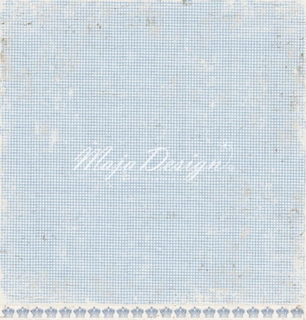 Maja Design Vintage Baby Journaling cards blue 12x12"