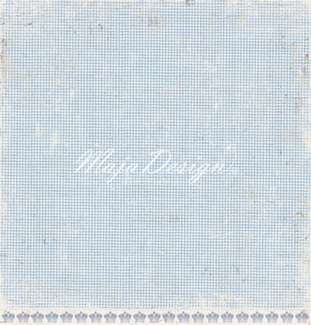 GRATIS! Maja Design Vintage Baby Journaling cards blue 12x12"