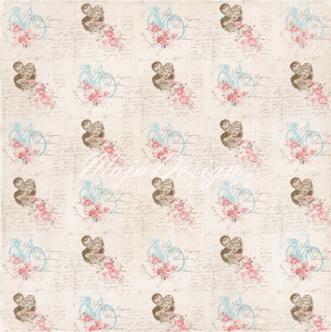 GRATIS! Maja Design Papier Summer Crush Falling in love 12x12"