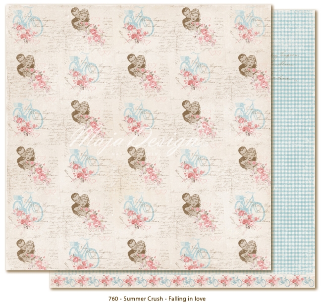 GRATIS! Maja Design Papier Summer Crush Falling in love 12x12"