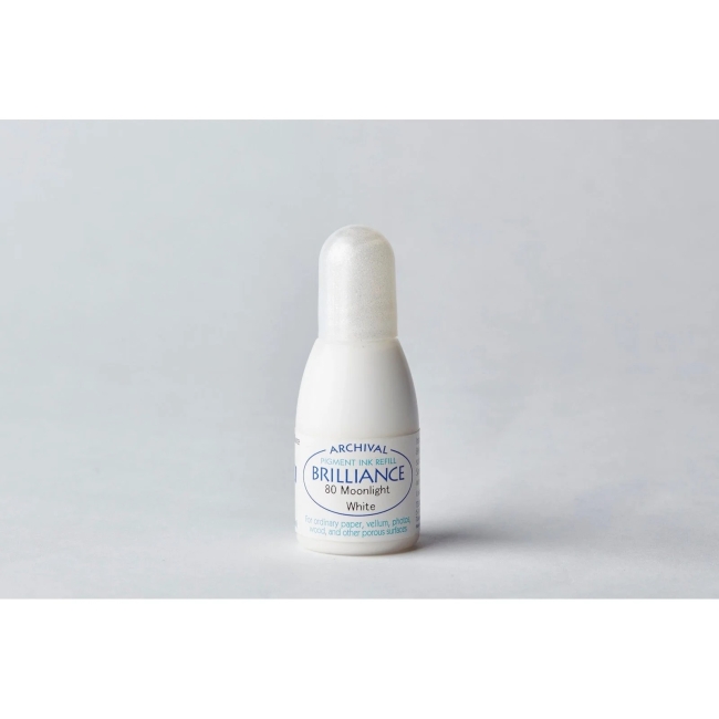 Tsukineko Brilliance Moonlight White Nachfüllfarbe 20ml