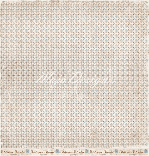 Maja Design Home for the Holidays Welcome winter Scrapbookingpapier 12x12"