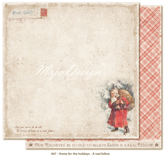 Maja Design Papier Home for the Holidays A Real fellow 12x12"