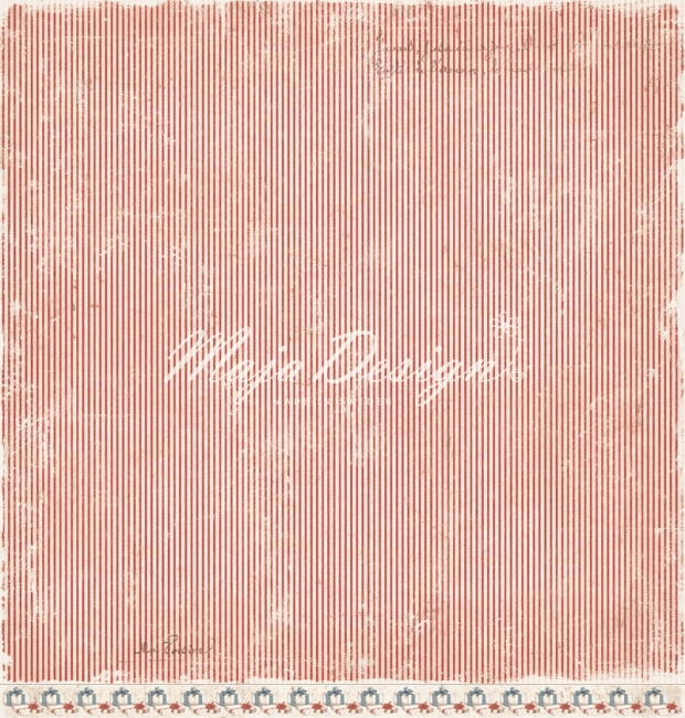 GRATIS! Maja Design Papier Home for the Holidays Brought You A Gift 12x12"