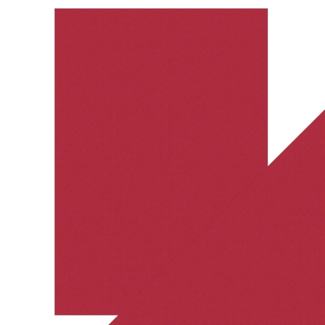 Tonic Studios Cardstock mit Leinenstruktur rot A4 10 Bogen 216gsm