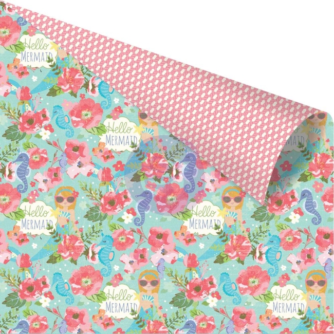 Prima Marketing Papier Mermaid Kisses Hello Mermaid Paper 12x12"