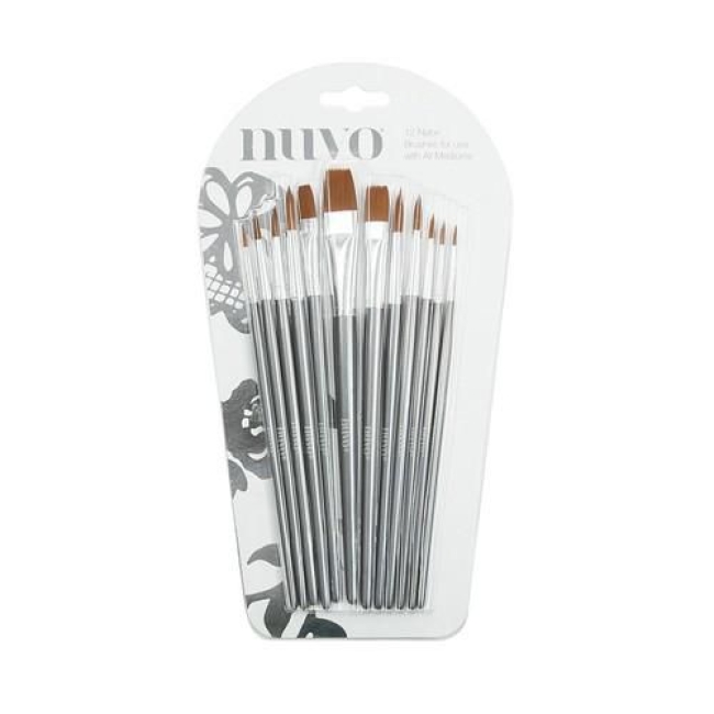 Nuvo Nylon Pinselset Paint Brushes