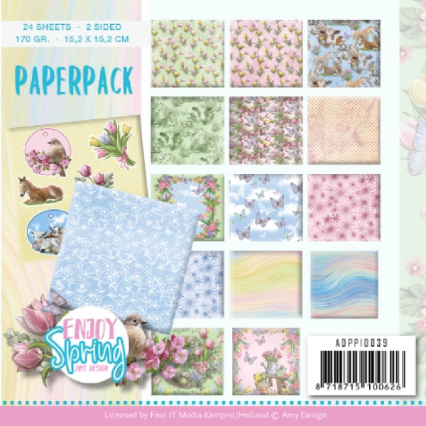 Find It Trading Amy Design Papierblock Enjoy Spring 6x6"