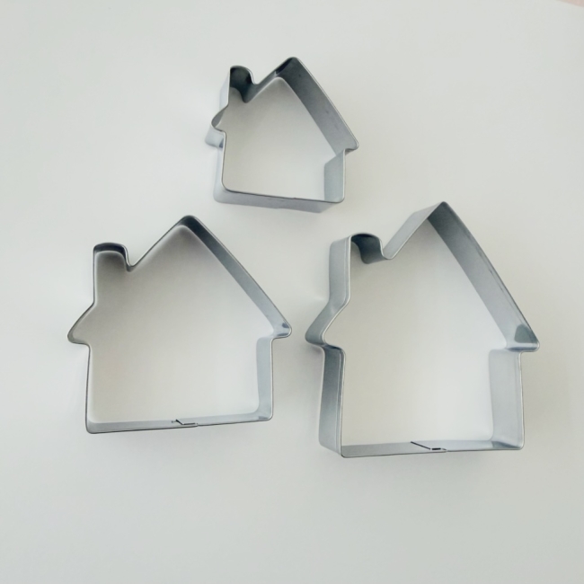 Ausstechformen Häuser im Set
