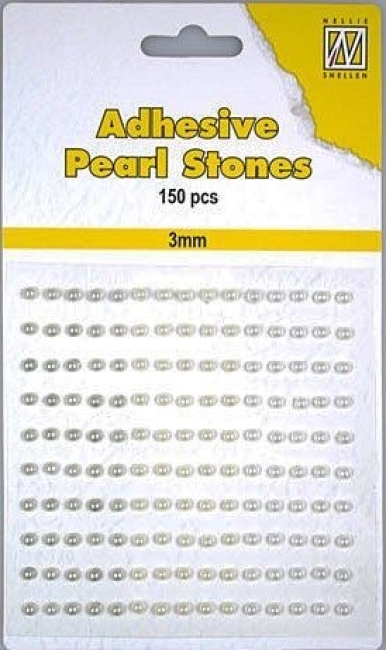 Nellie's Choice Halbperlen Weisstöne 3mm