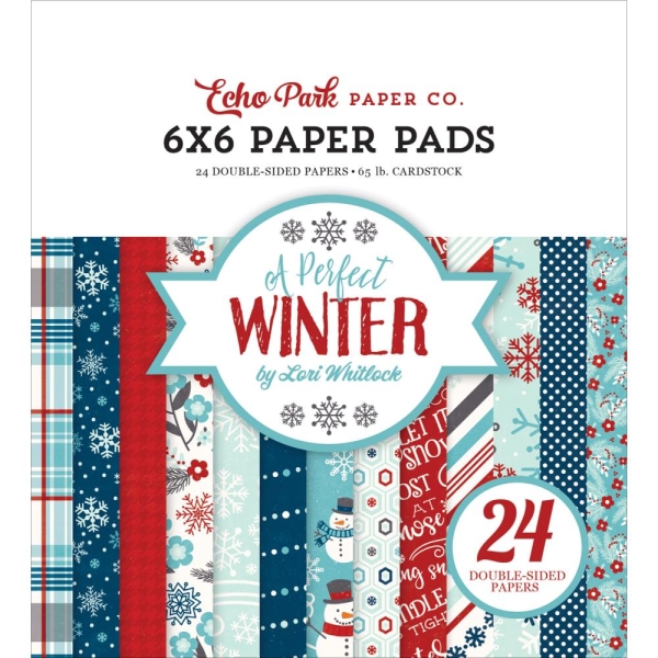 GRATIS! Echo Park Paper Papierblock A Perfect Winter Paper Pad 6x6"