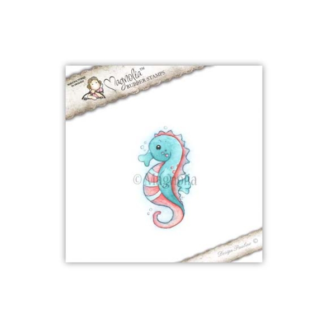Magnolia Stempel Seepferdchen Bon Voyage Sea Horse Cling Stamp