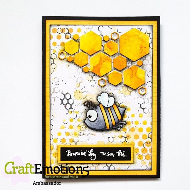 CraftEmotions Clearstempelset A6 Bugs 1 Carla Creaties