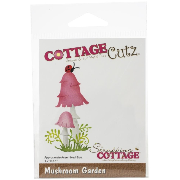 CottageCutz Stanzschablonen Pilze Mushroom Garden 4.3x7.8cm