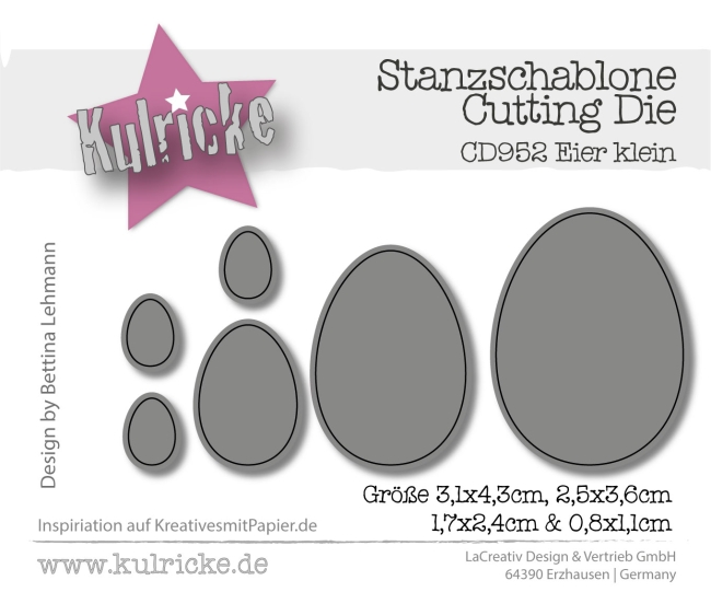 Kulricke Stanzformen Eier klein