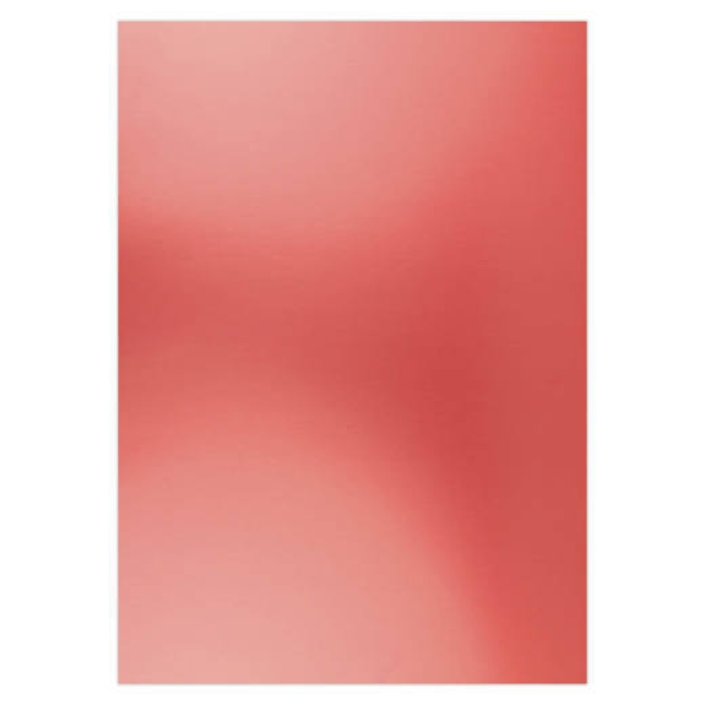 Find It Trading Spiegelkarton rot Metallic Christmas Cardstock Red A4 - 250gr. 1 Bogen