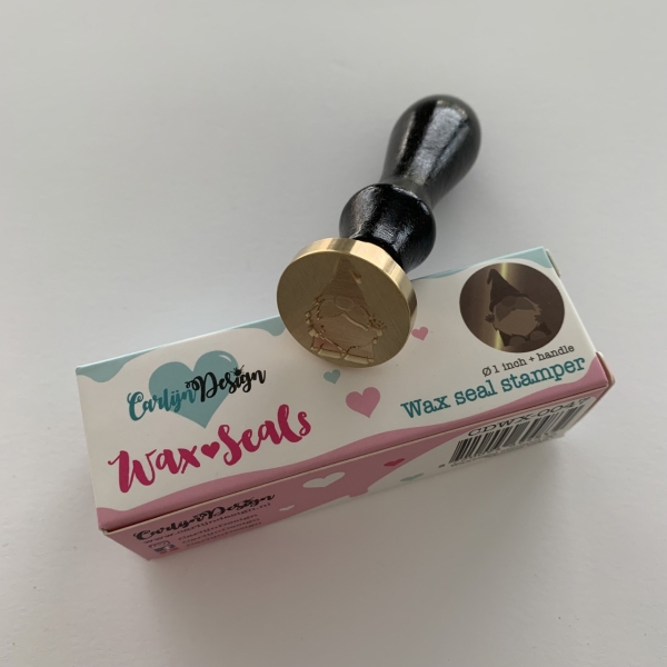 CarlijnDesign Wachssiegel Stempel Wichtelzwerg 2.5cm