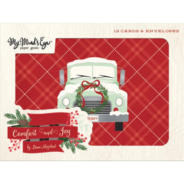 GRATIS! My Mind's Eye Comfort & Joy Weihnachtskarten und Couverts