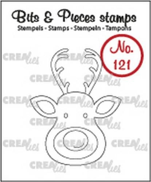 Crealies Clearstempel Rentier Reindeer Bits & Pieces