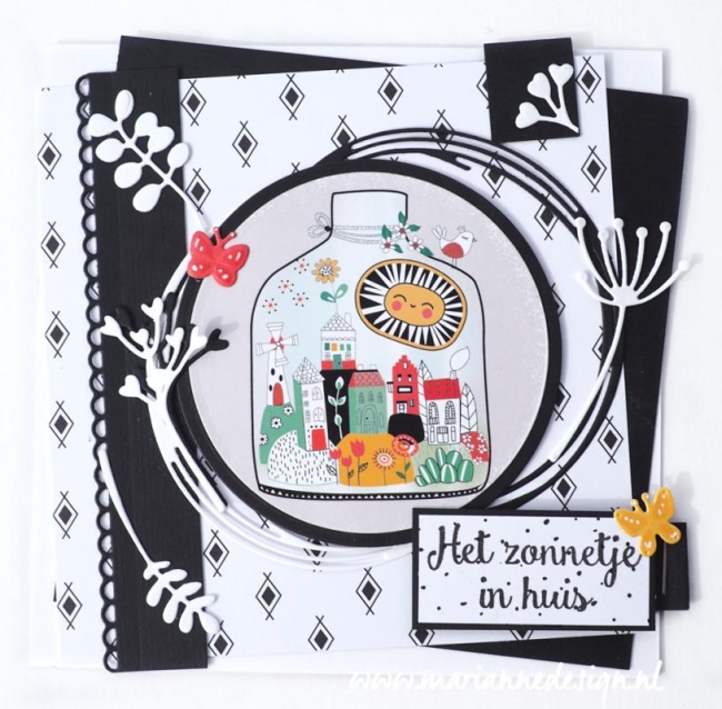 Marianne Design Stanzschablonen Craftable Doodle Circle 9cm