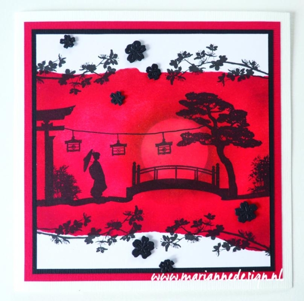 Marianne Design Stanzschablonen Japanische Kirschblüten klein
