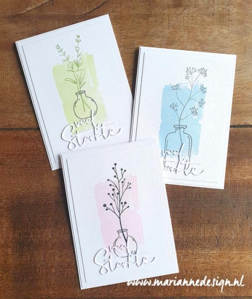 Marianne Design Clearstempel Silhouette Art Zweig Ilex