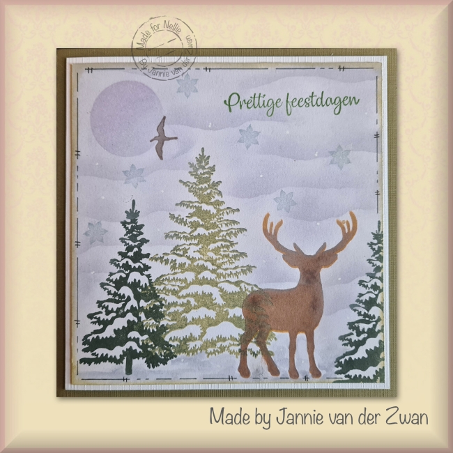 Nellie's Choice Stempel Verschneite Tannen 5.8x8.5cm und 4.0x7.0cm