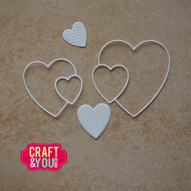 Craft & You Design Stanzformen Hearts by Gosia PRE-ORDER Lieferbar ab 29.04.2026
