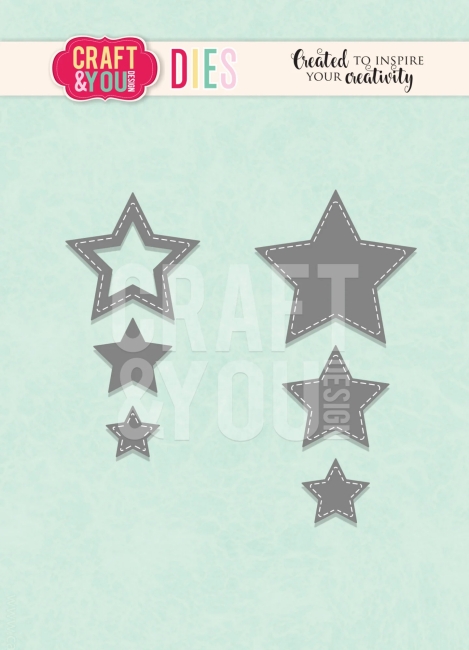 Craft&You Design Stanzformen Sterne Stars Dies