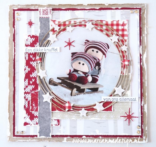 Marianne Design Stanzschablone Kreis mit Sterne 10.5cm